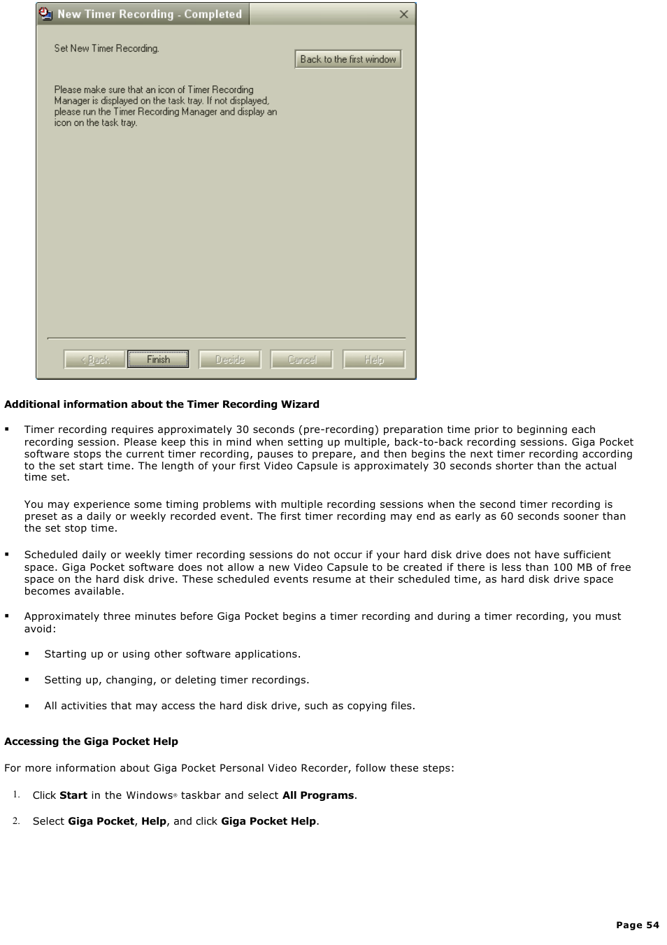 Sony PCV-RS431 User Manual | Page 54 / 146