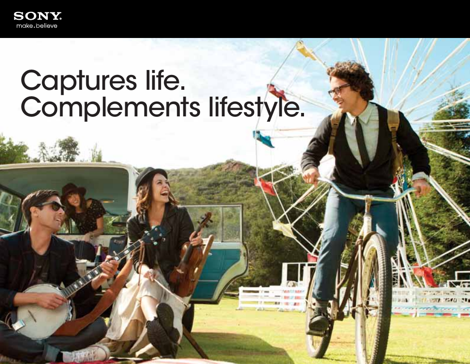 Captures life. complements lifestyle | Sony DSC-HX200V User Manual | Page 2 / 73