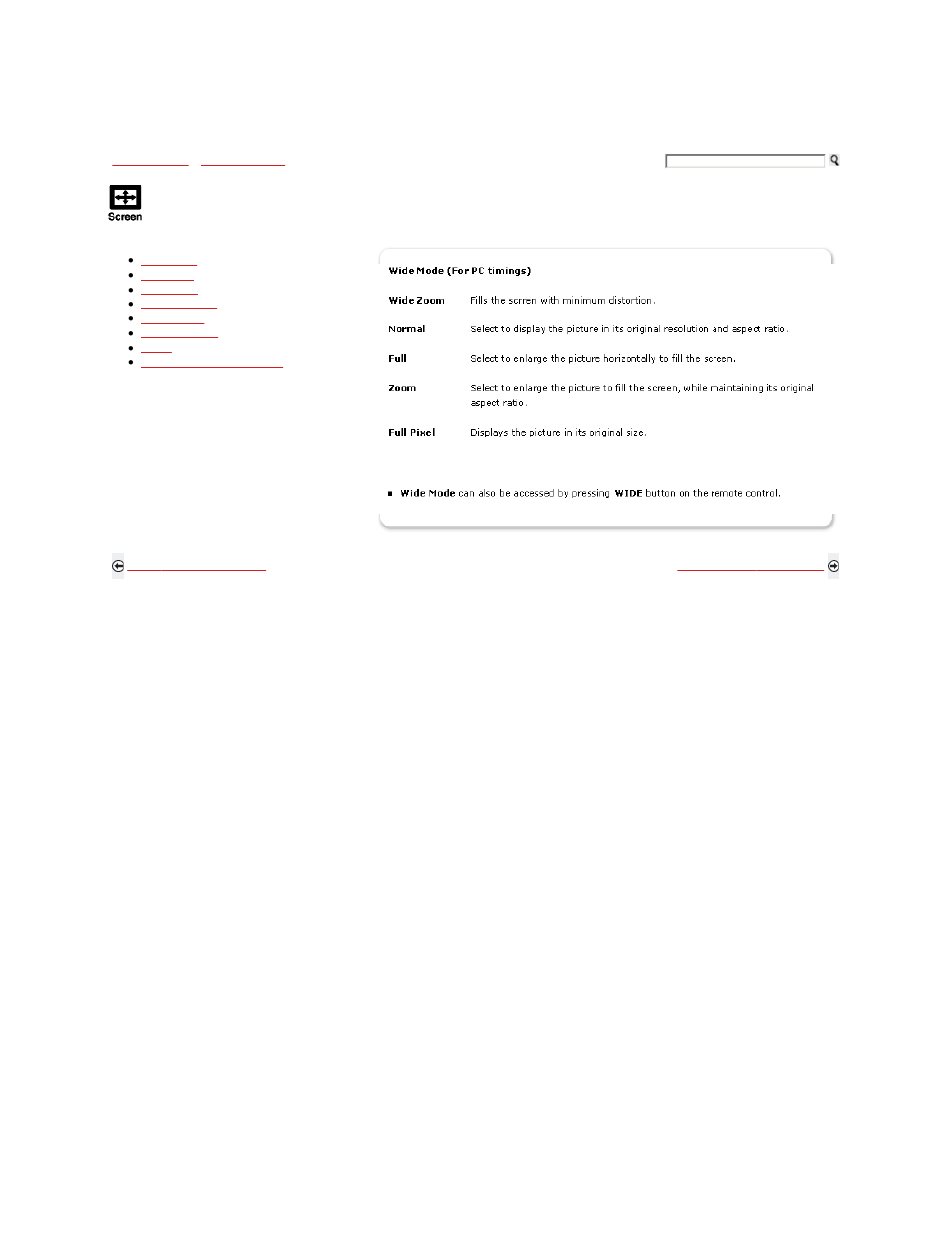 Using the screen menu | Sony KDL-32XBR9 User Manual | Page 110 / 193