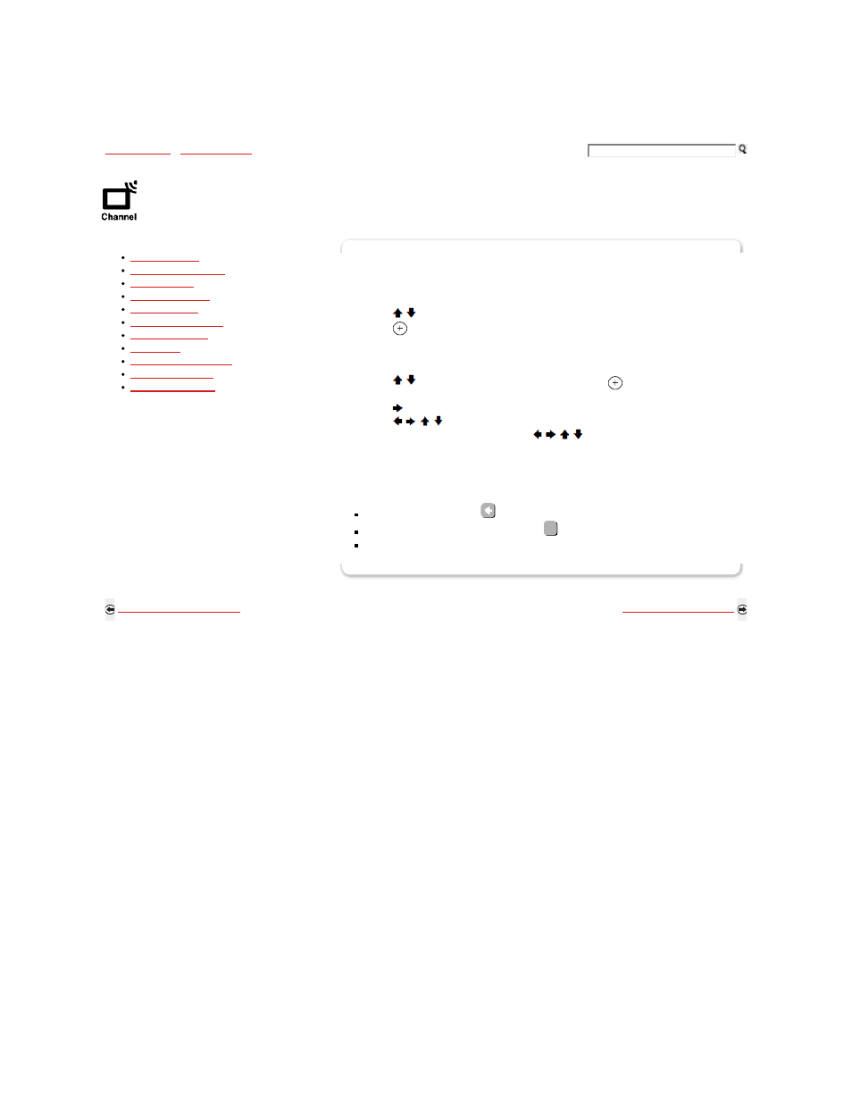Using the channel menu | Sony KDL-32XBR9 User Manual | Page 115 / 193