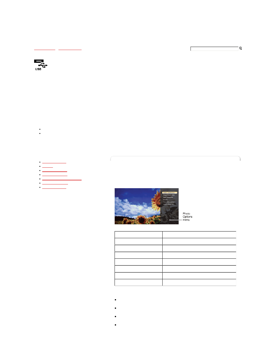 Using the usb menu | Sony KDL-32XBR9 User Manual | Page 129 / 193