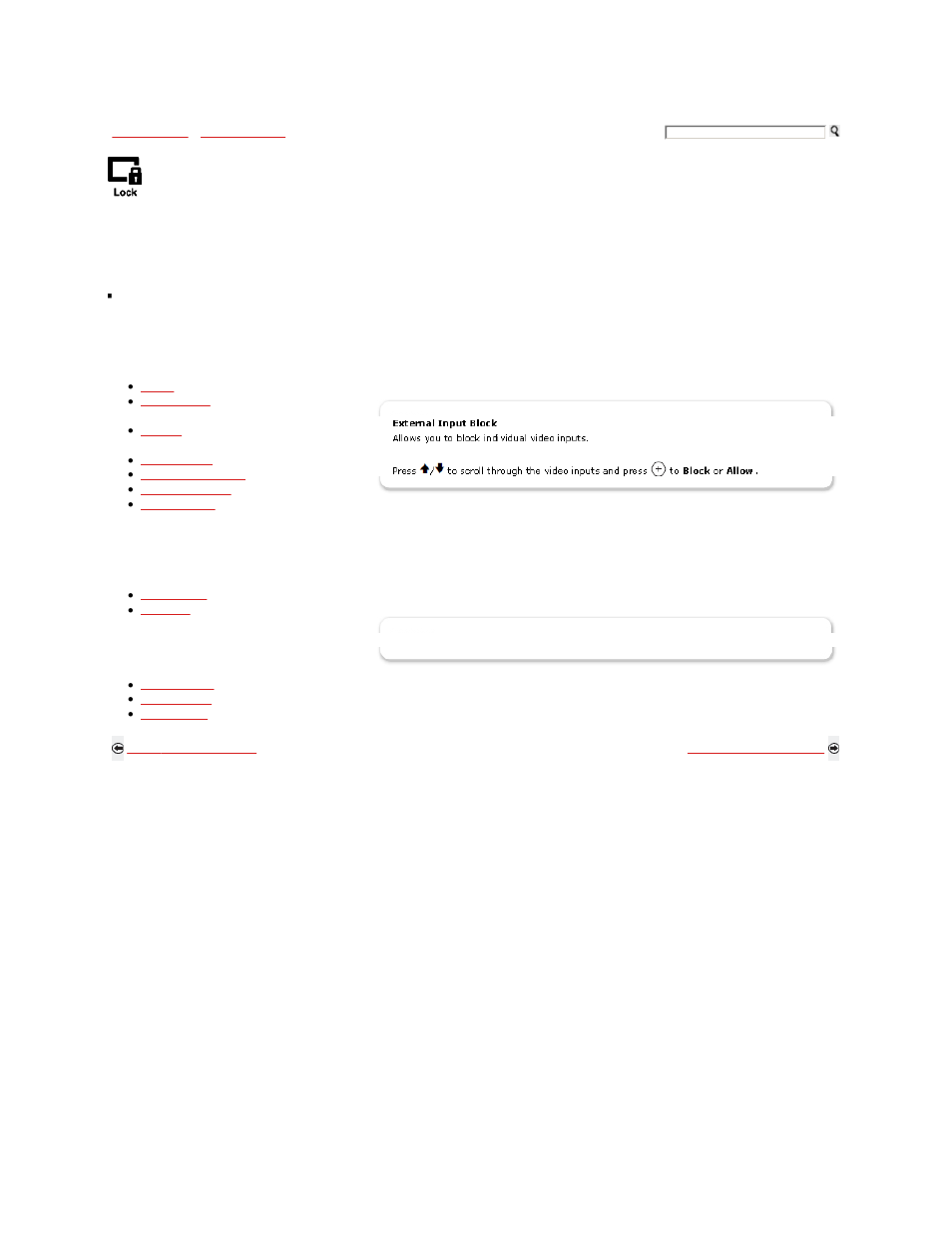Using the parental lock, Custom rating system chart | Sony KDL-32XBR9 User Manual | Page 136 / 193