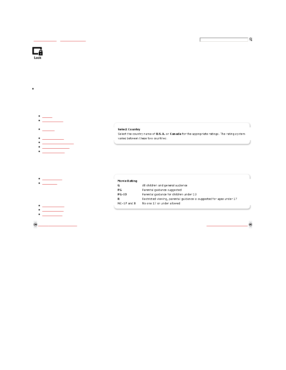 Using the parental lock, Custom rating system chart | Sony KDL-32XBR9 User Manual | Page 139 / 193