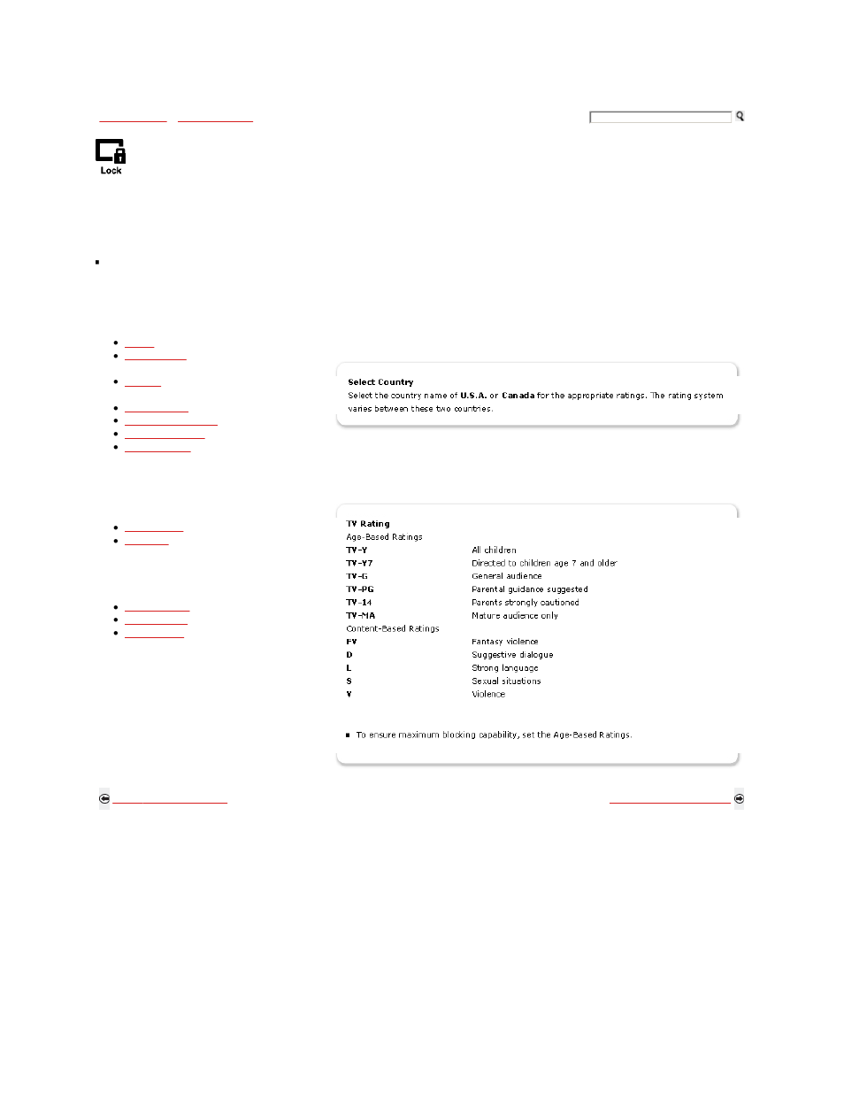 Using the parental lock, Custom rating system chart | Sony KDL-32XBR9 User Manual | Page 140 / 193
