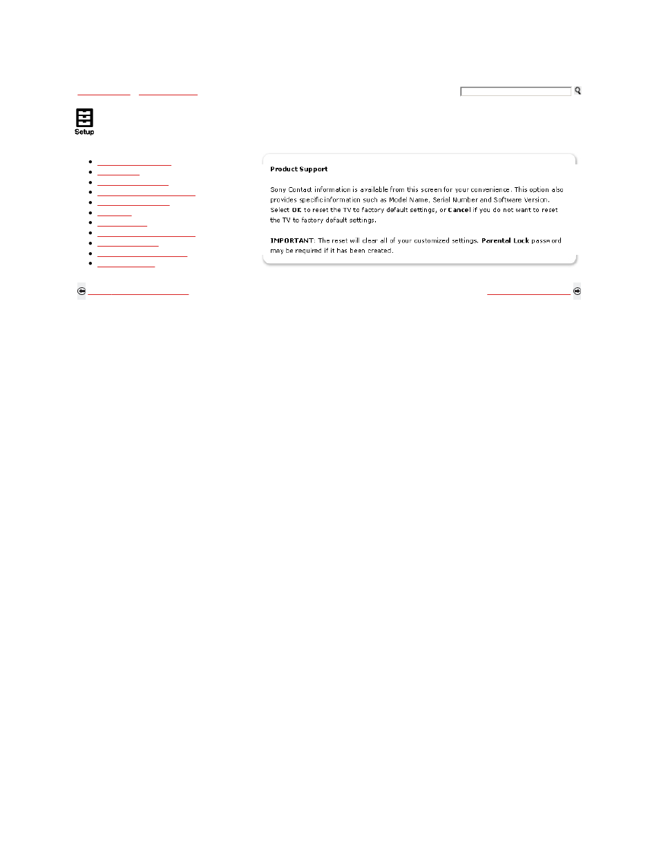 Using the setup menu | Sony KDL-32XBR9 User Manual | Page 155 / 193
