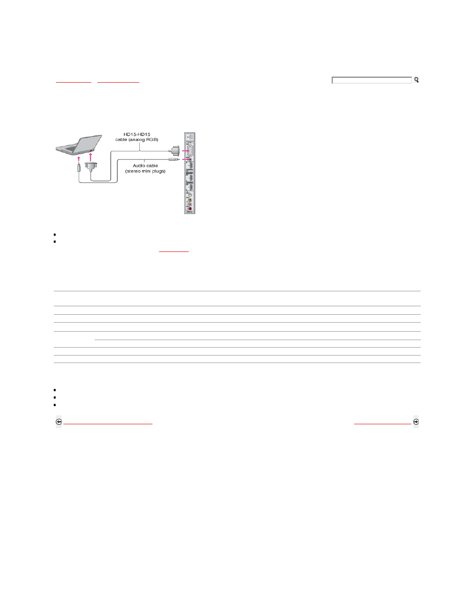 Pc and hdmi input signal reference chart | Sony KDL-32XBR9 User Manual | Page 32 / 193