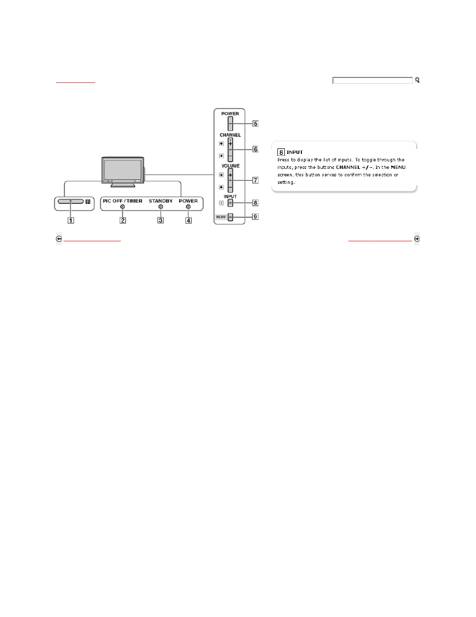 Tv controls and indicators | Sony KDL-32XBR9 User Manual | Page 44 / 193