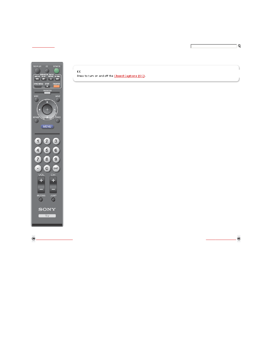 Remote control button description | Sony KDL-32XBR9 User Manual | Page 49 / 193