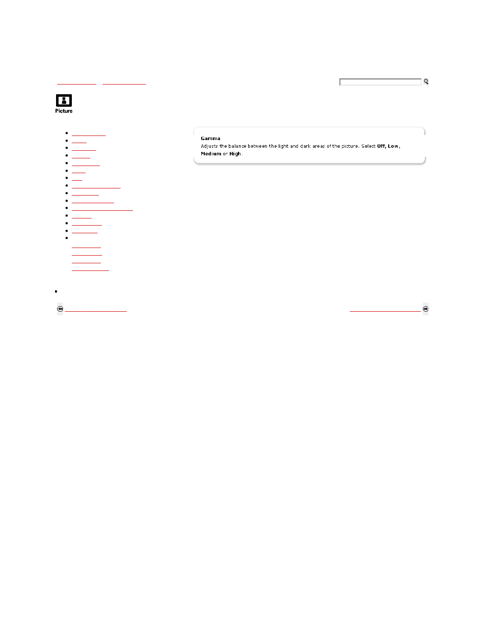 Using the picture menu | Sony KDL-32XBR9 User Manual | Page 84 / 193