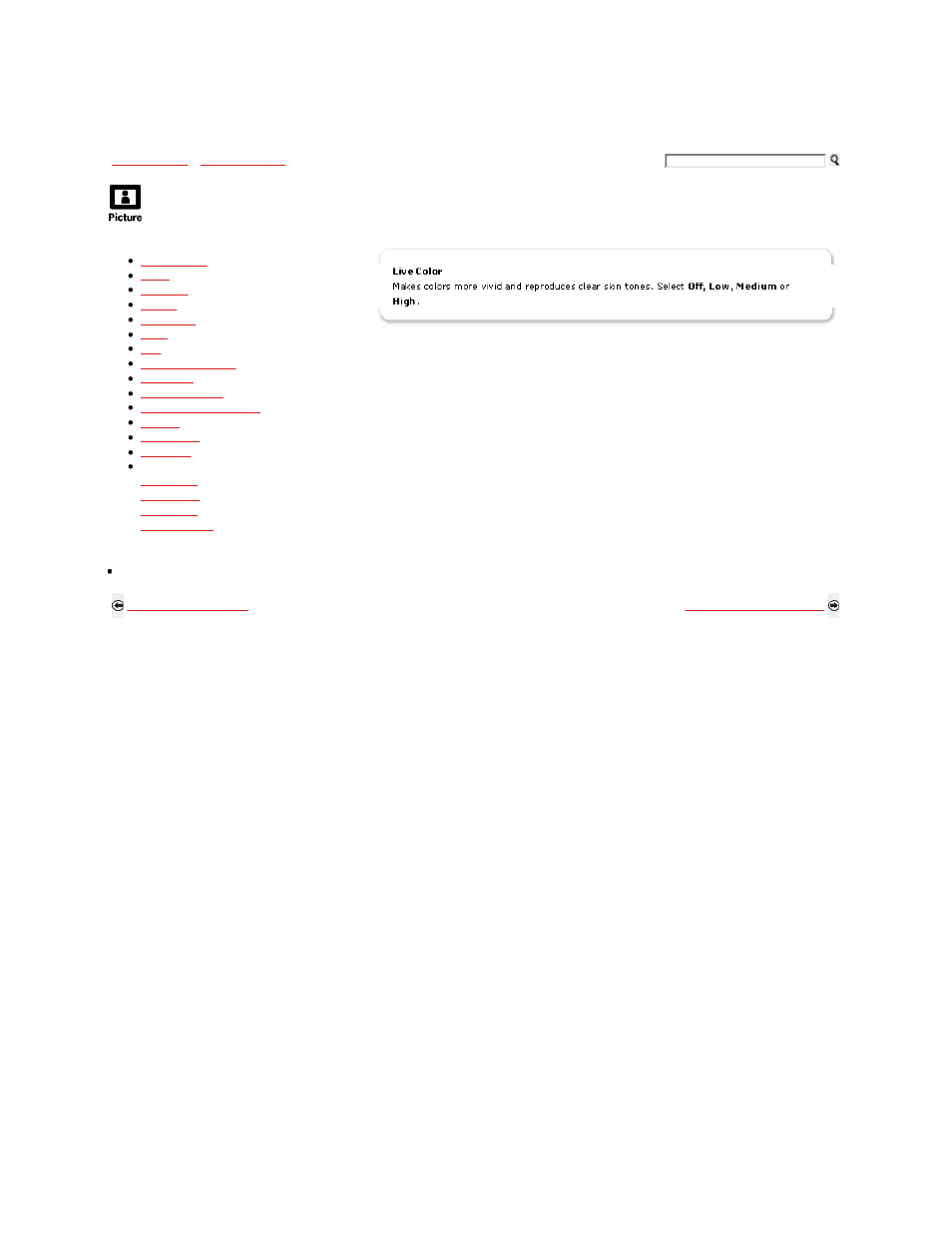 Using the picture menu | Sony KDL-32XBR9 User Manual | Page 86 / 193