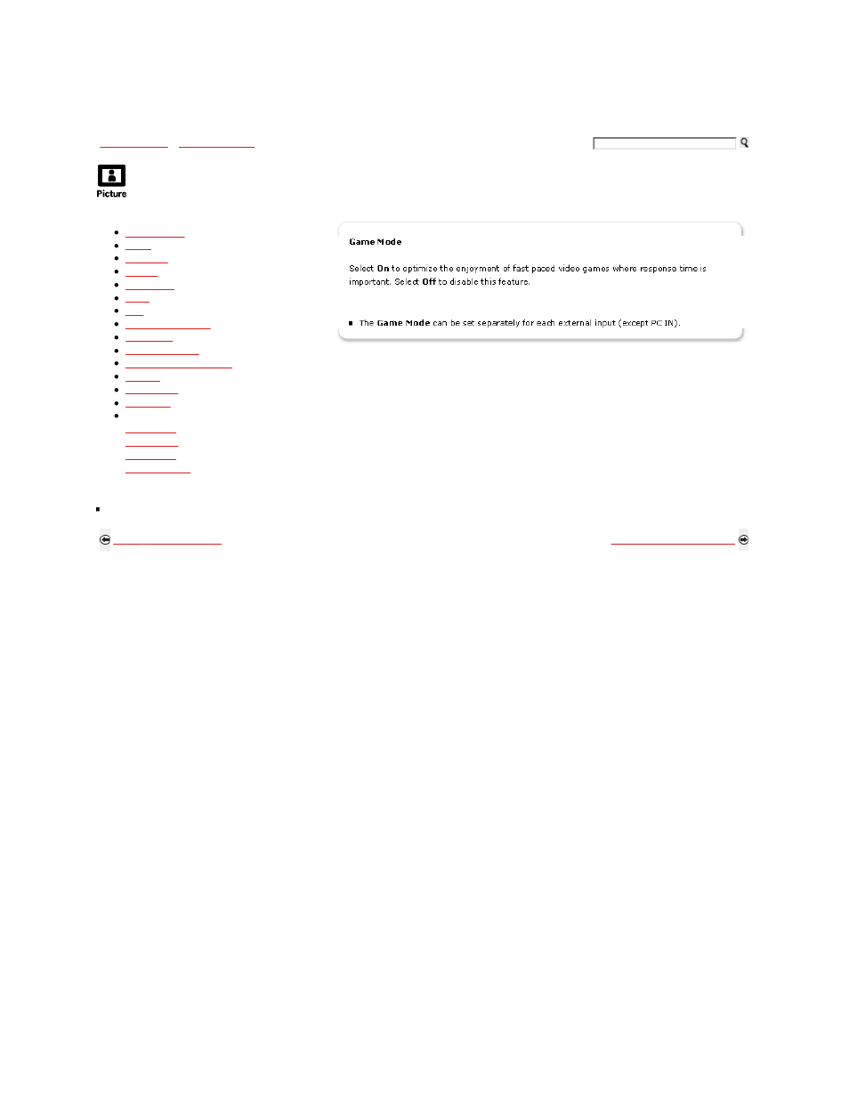 Using the picture menu | Sony KDL-32XBR9 User Manual | Page 88 / 193