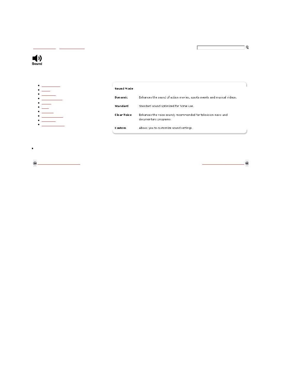 Using the sound menu | Sony KDL-32XBR9 User Manual | Page 92 / 193