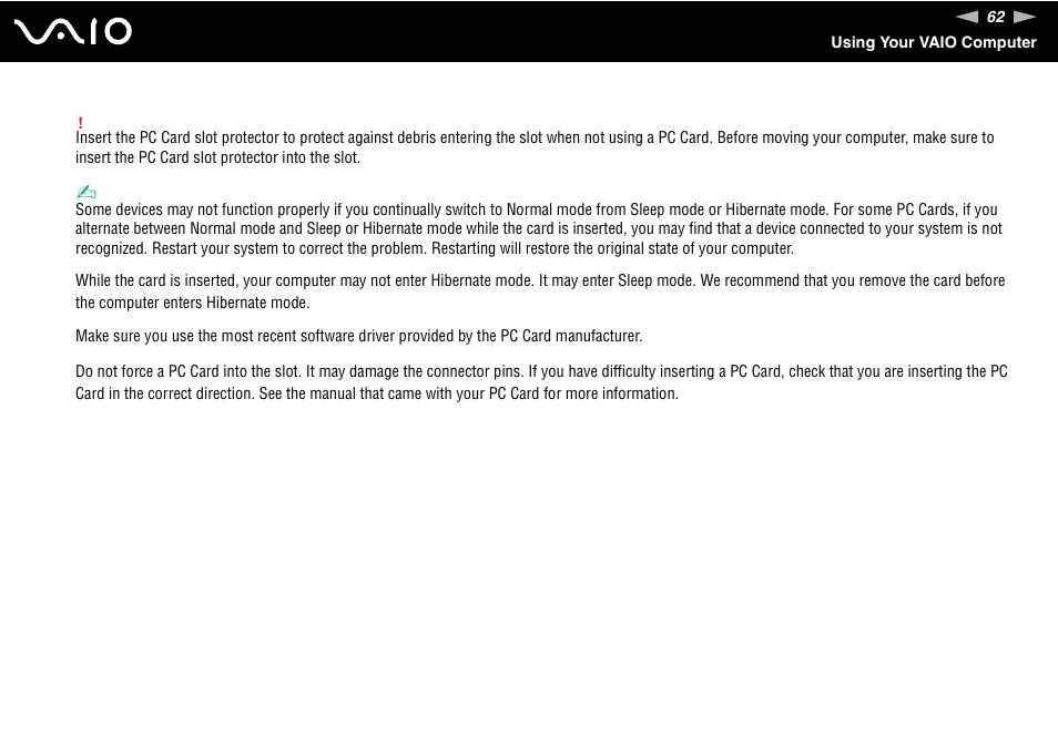 Sony VGN-AR550U User Manual | Page 62 / 206