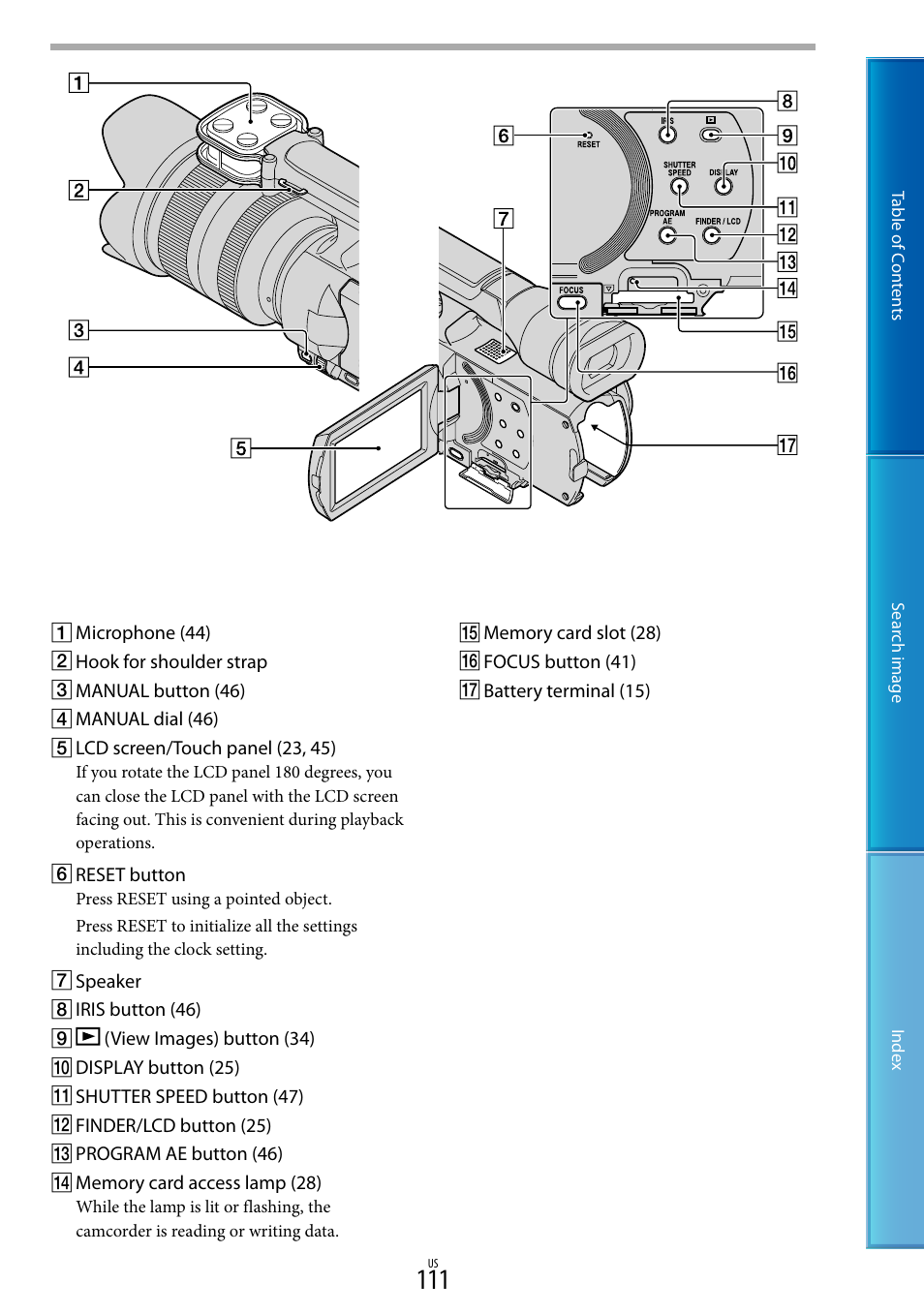 111) using a poin, 111) u | Sony NEX-VG20 User Manual | Page 111 / 117