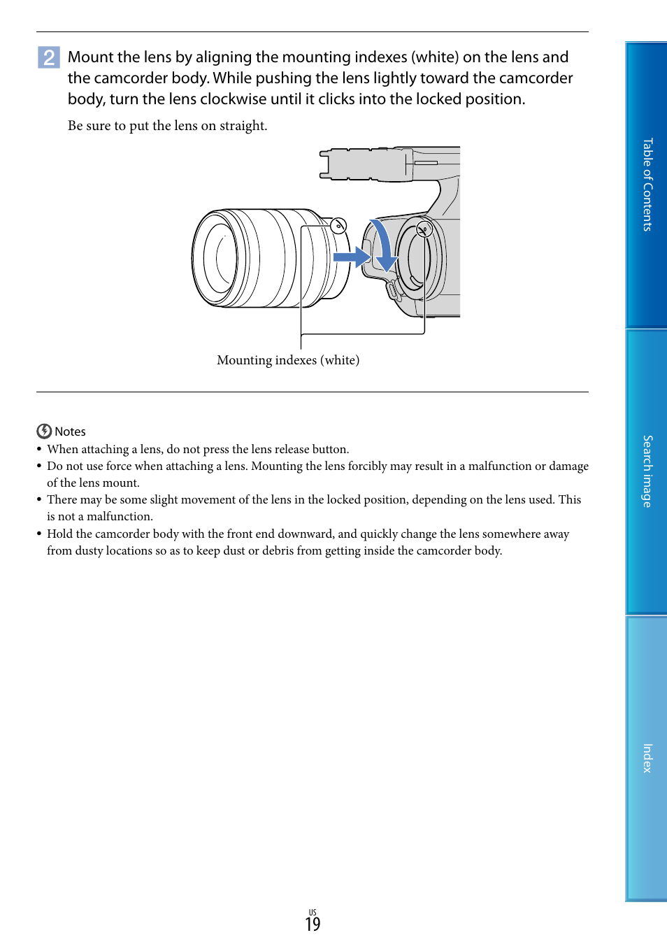 Sony NEX-VG20 User Manual | Page 19 / 117