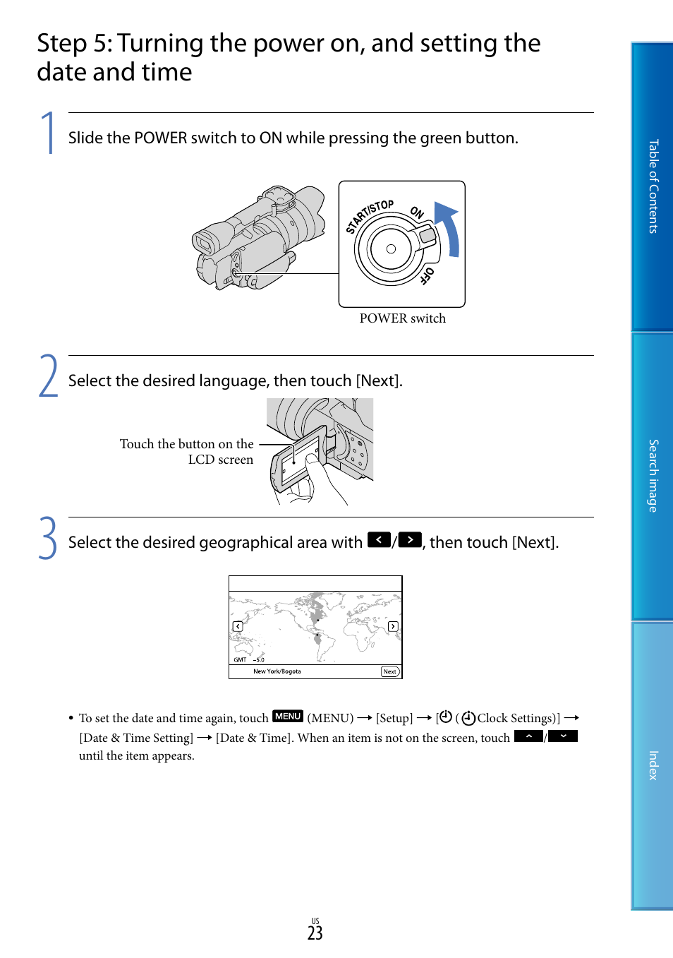 Sony NEX-VG20 User Manual | Page 23 / 117