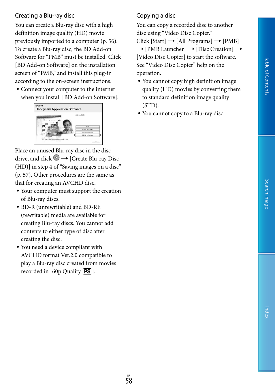 Sony NEX-VG20 User Manual | Page 58 / 117