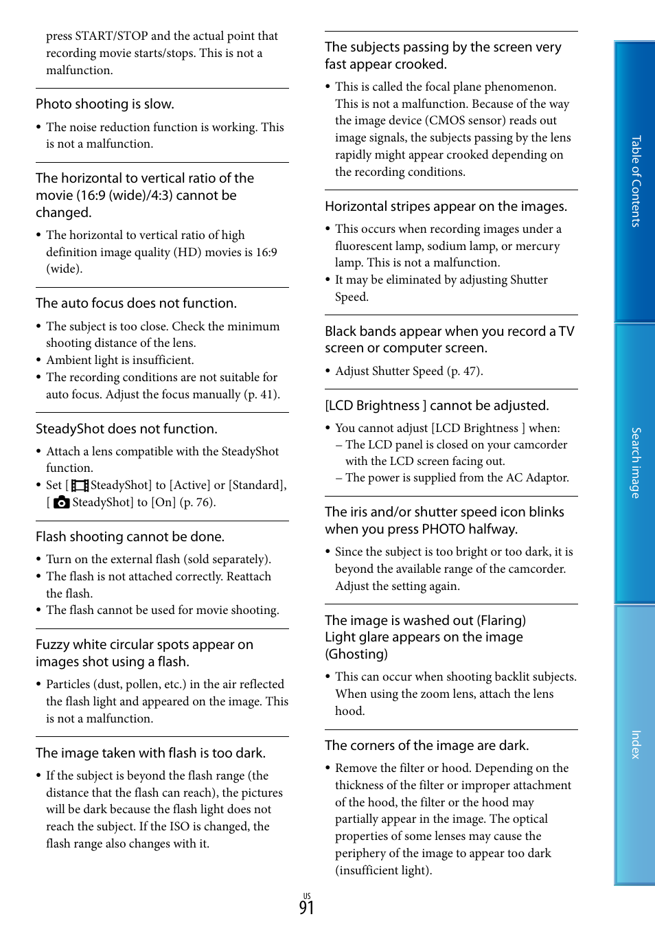 Sony NEX-VG20 User Manual | Page 91 / 117