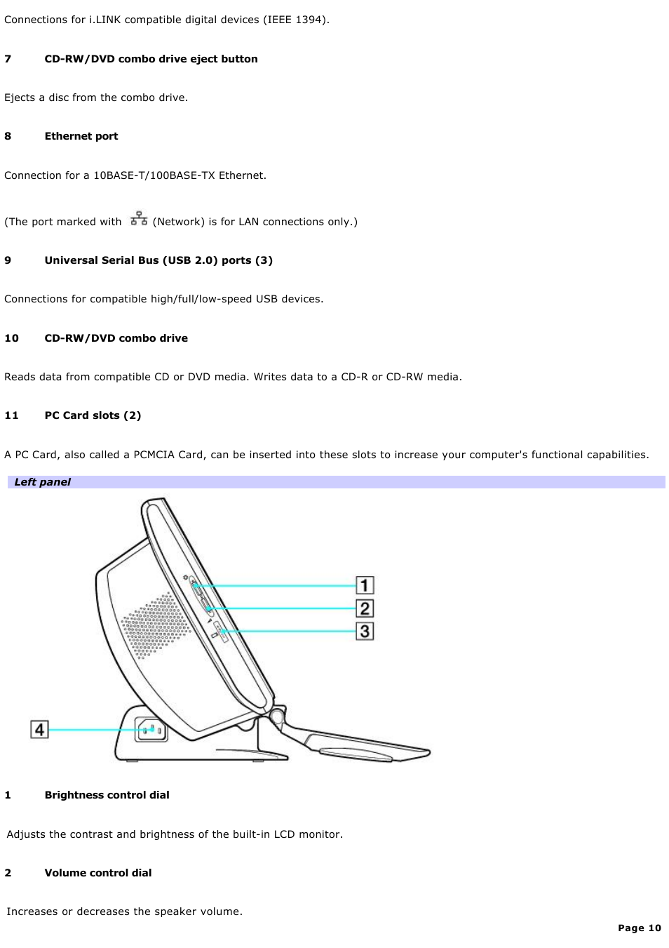 Sony PCV-W20 User Manual | Page 10 / 103