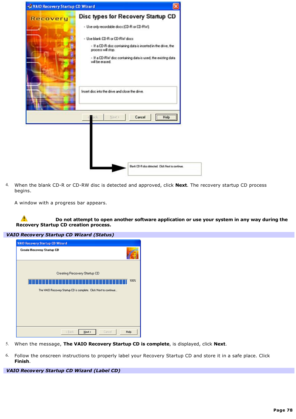 Sony PCV-RS210 User Manual | Page 78 / 114