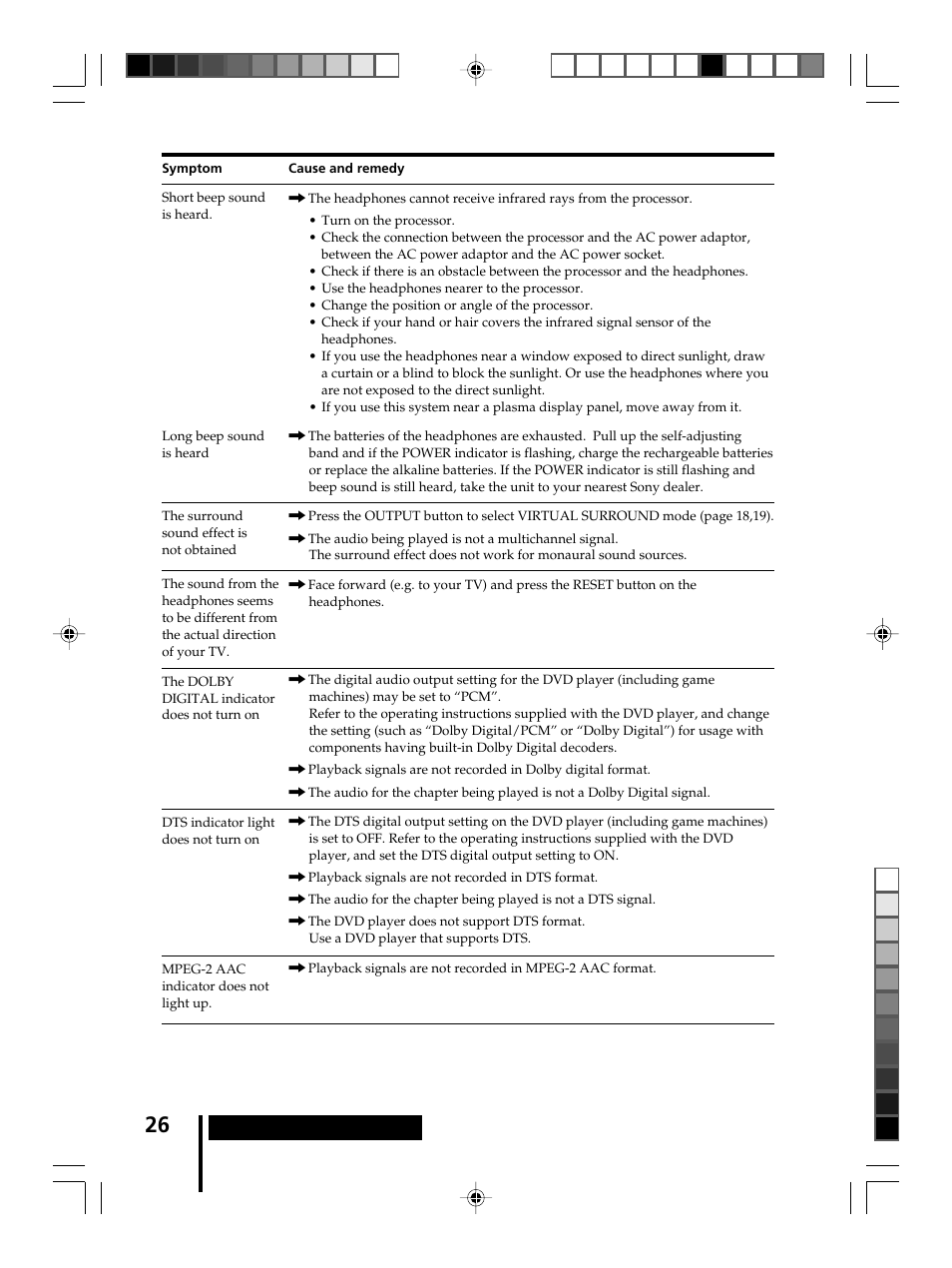 Sony MDR-DS8000 User Manual | Page 26 / 88