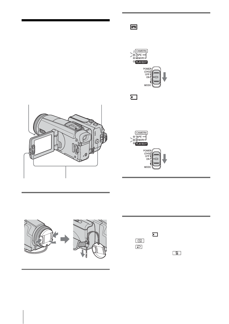 Recording, Recording movies | Sony DCR-HC1000 User Manual | Page 22 / 140