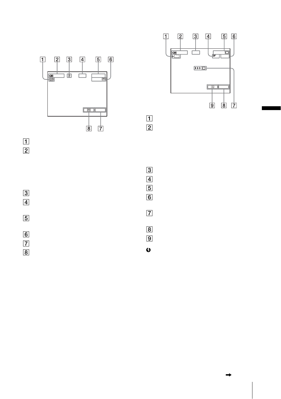 Recor d ing, 23 indicators displayed during recording on a tape | Sony DCR-HC1000 User Manual | Page 23 / 140