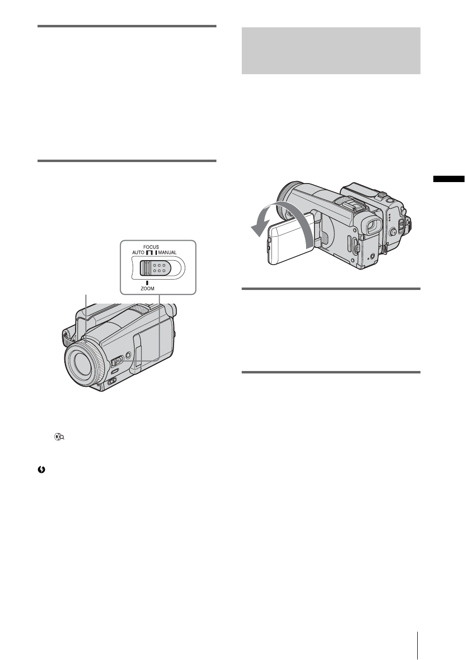 Recording in mirror mode | Sony DCR-HC1000 User Manual | Page 25 / 140
