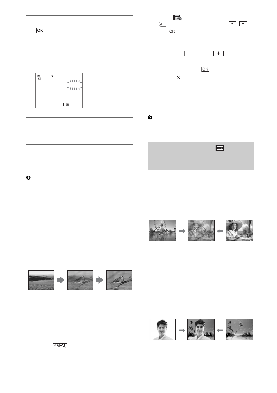 Using special effects – digital effect, Using special effects, Digital effect | Sony DCR-HC1000 User Manual | Page 38 / 140