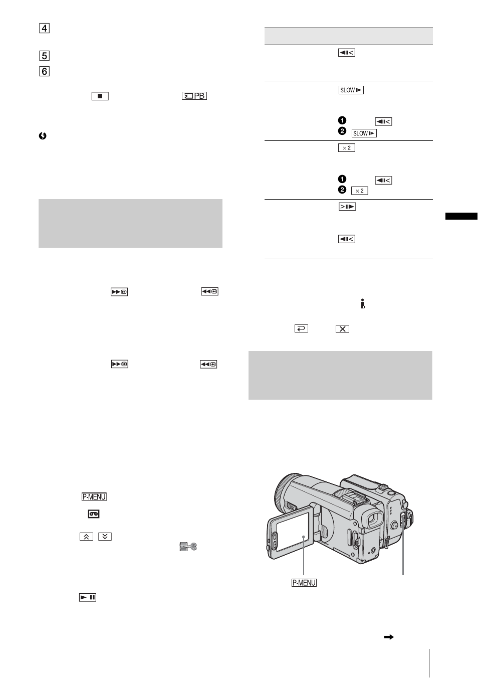 Playing back in various modes, Pla yba ck | Sony DCR-HC1000 User Manual | Page 45 / 140