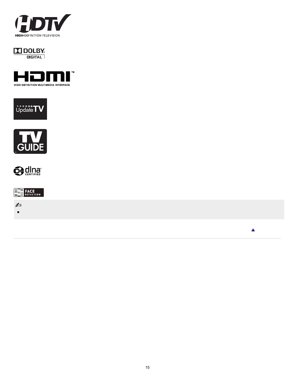 Sony KDL-55EX710 User Manual | Page 15 / 138