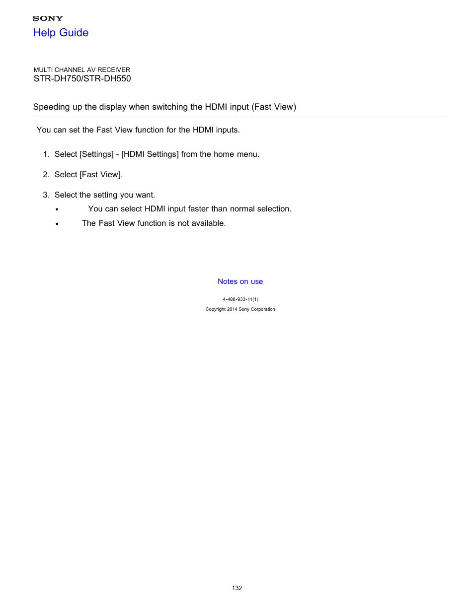 Help guide | Sony STR-DH750 User Manual | Page 139 / 246