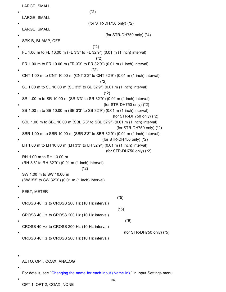 Sony STR-DH750 User Manual | Page 244 / 246