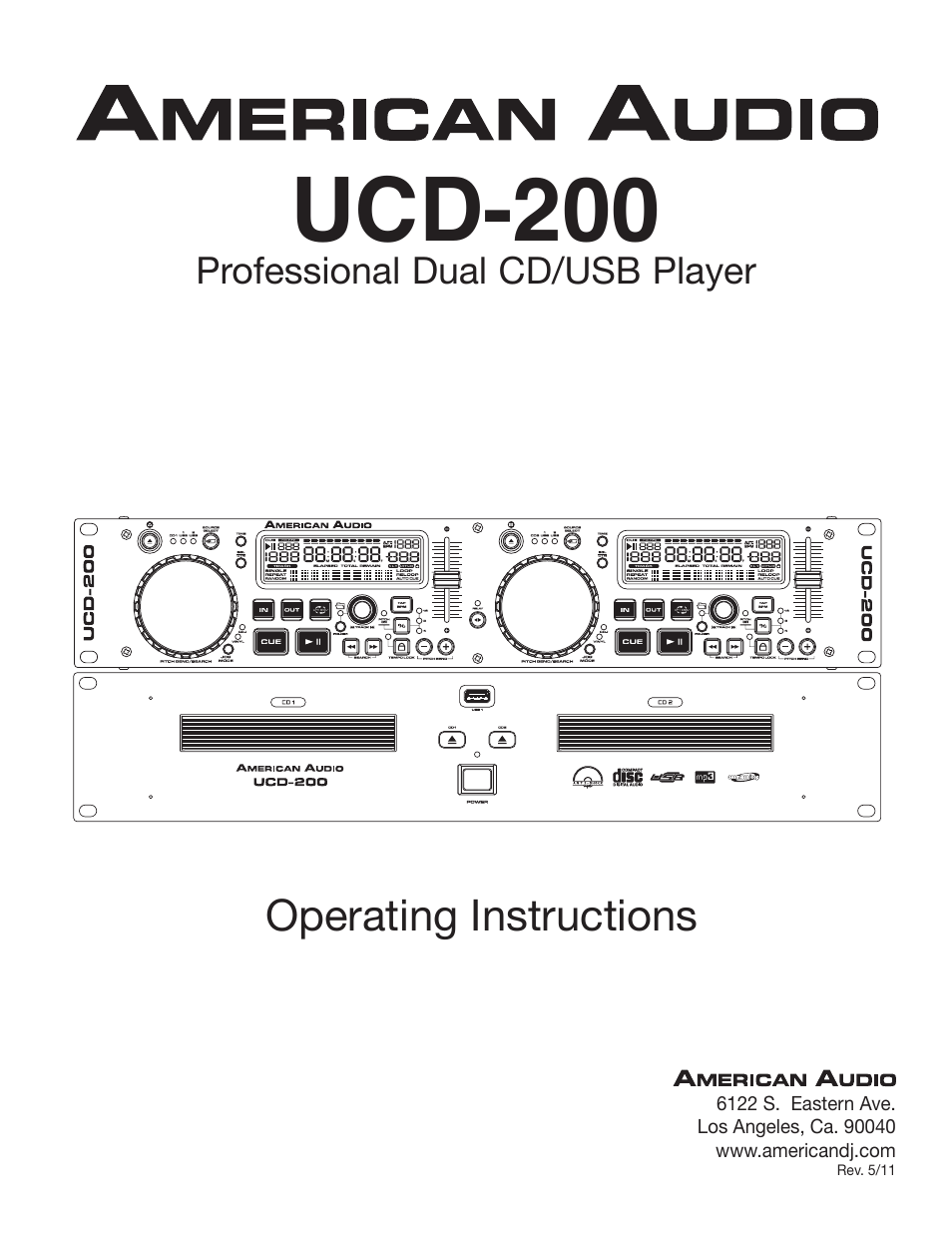 American Audio UCD-200 User Manual | 31 pages