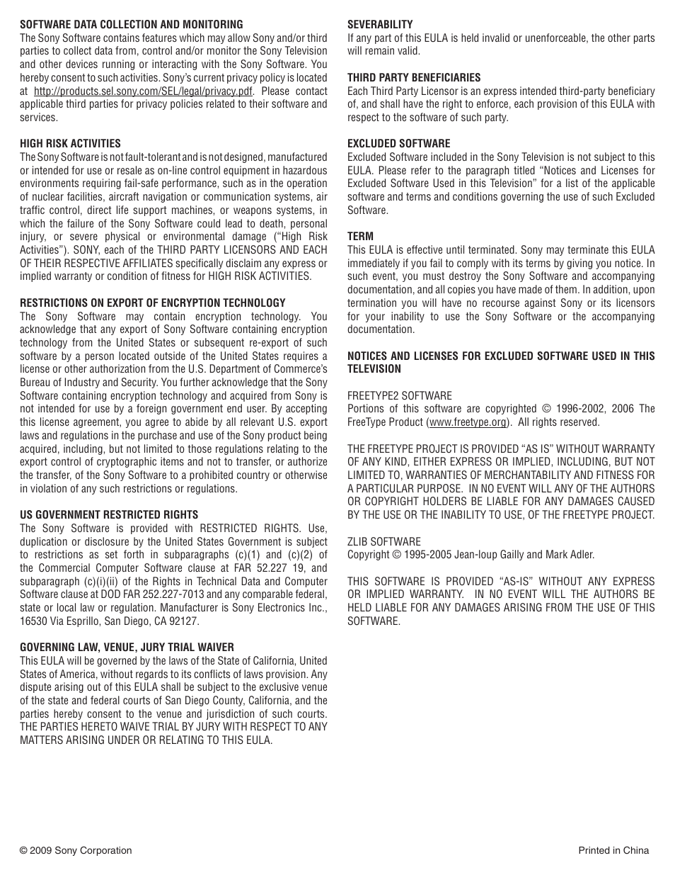 Sony KDL-32L5000 User Manual | Page 2 / 2