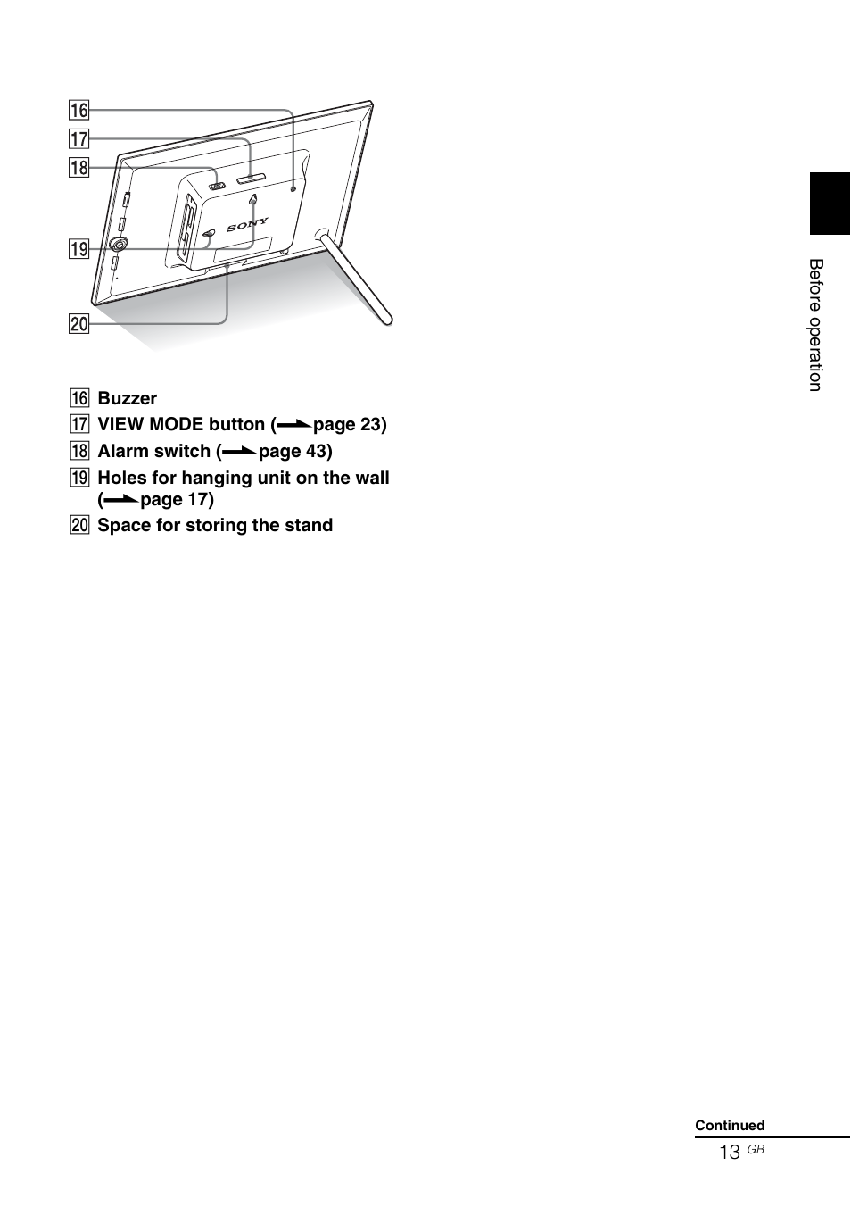 Sony DPF-D92 User Manual | Page 13 / 68