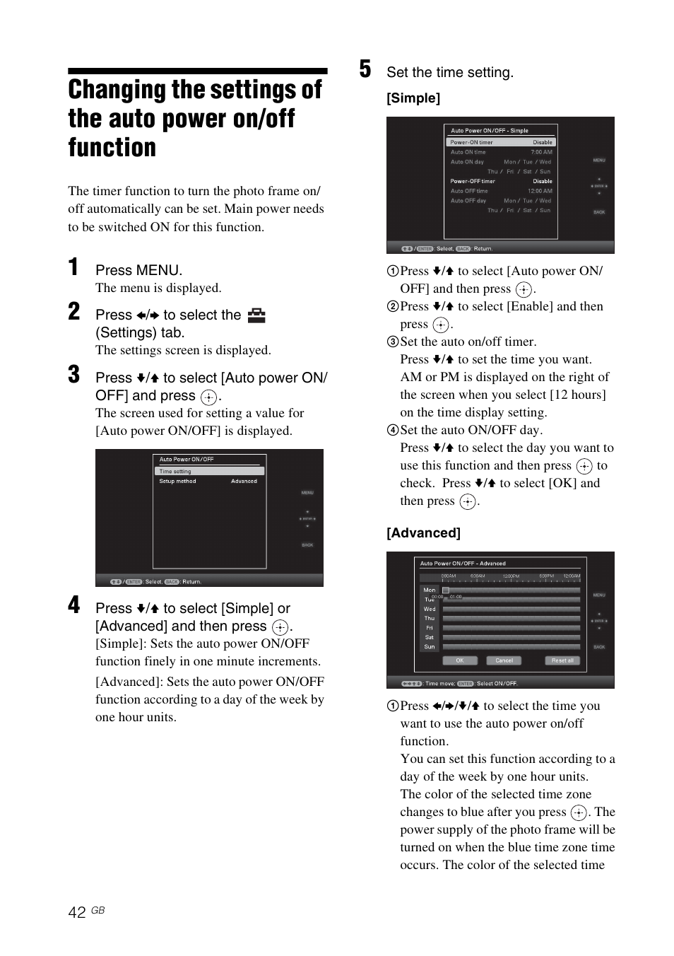 Sony DPF-D92 User Manual | Page 42 / 68