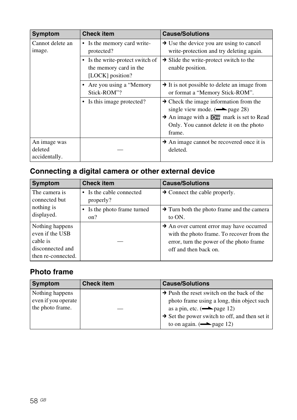 Sony DPF-D92 User Manual | Page 58 / 68