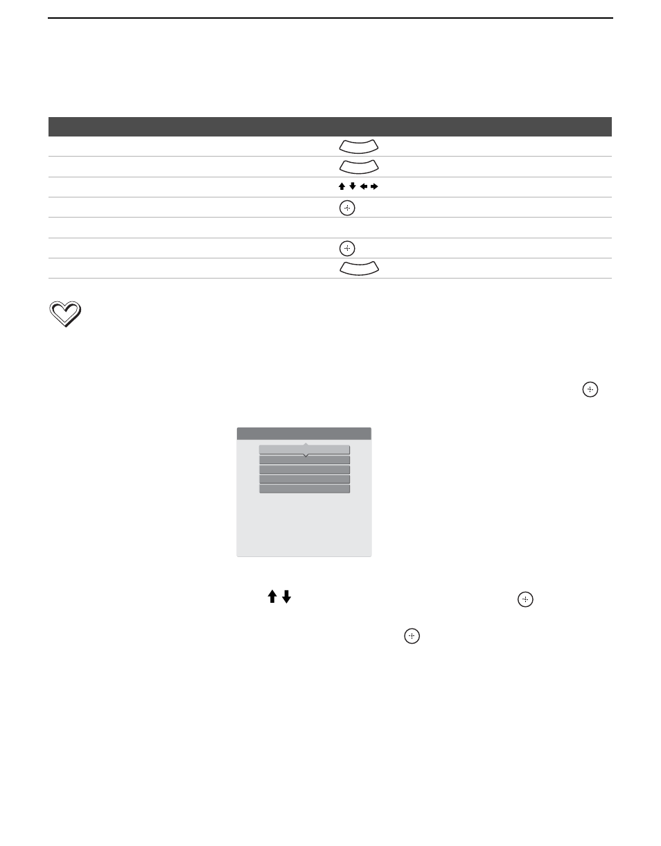 Navigating and selecting items, Using favorites in wega gate, 54 navigating and selecting items | Sony KDL-V40XBR1 User Manual | Page 54 / 104
