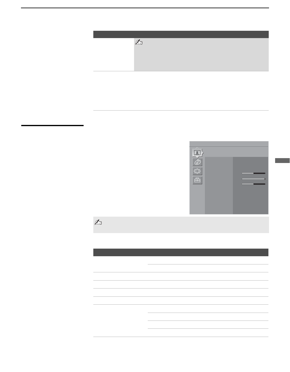 Selecting pc video options | Sony KDL-V40XBR1 User Manual | Page 73 / 104