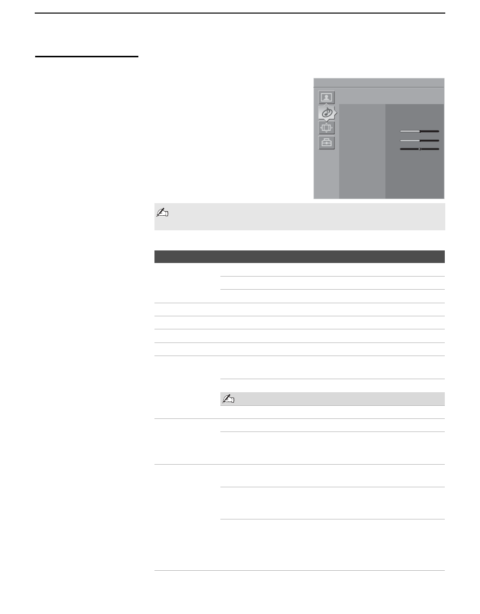 Selecting pc audio options | Sony KDL-V40XBR1 User Manual | Page 76 / 104