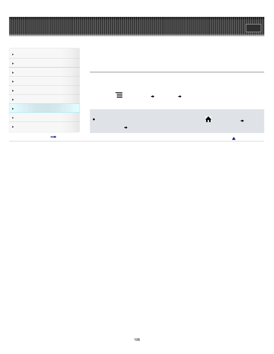 Uploading an address of a website to evernote | Sony PRS-T2BC User Manual | Page 106 / 175