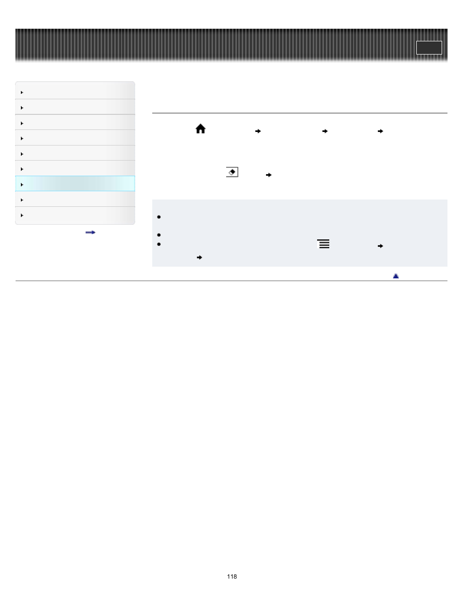 Editing an existing drawing | Sony PRS-T2BC User Manual | Page 118 / 175