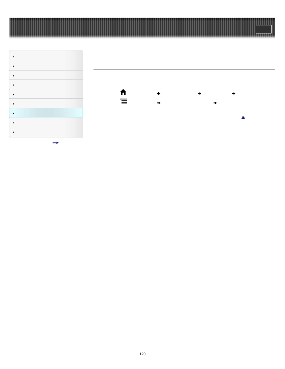 Capturing a screenshot | Sony PRS-T2BC User Manual | Page 120 / 175