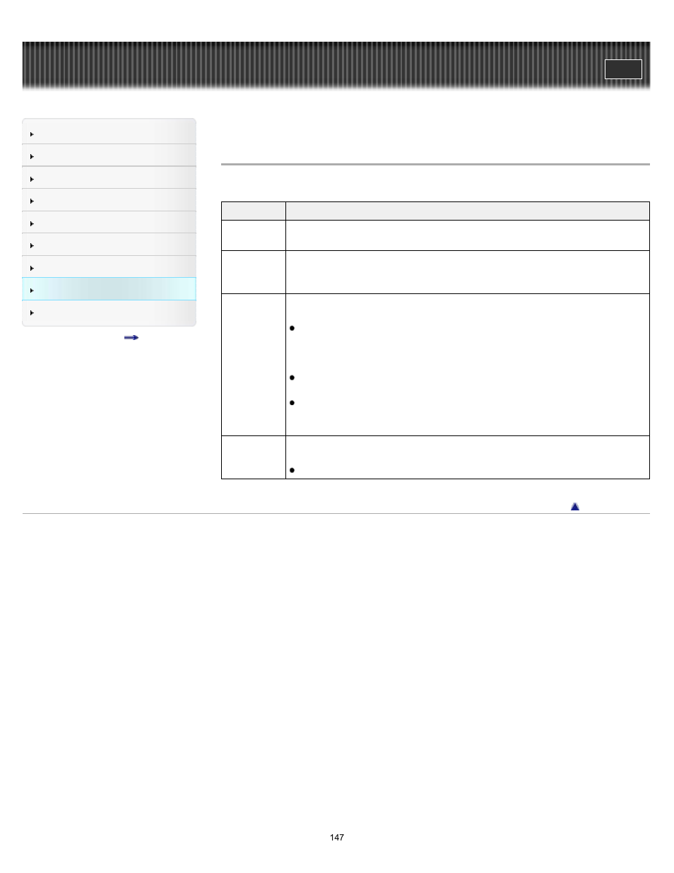 Initialization, Details | Sony PRS-T2BC User Manual | Page 147 / 175