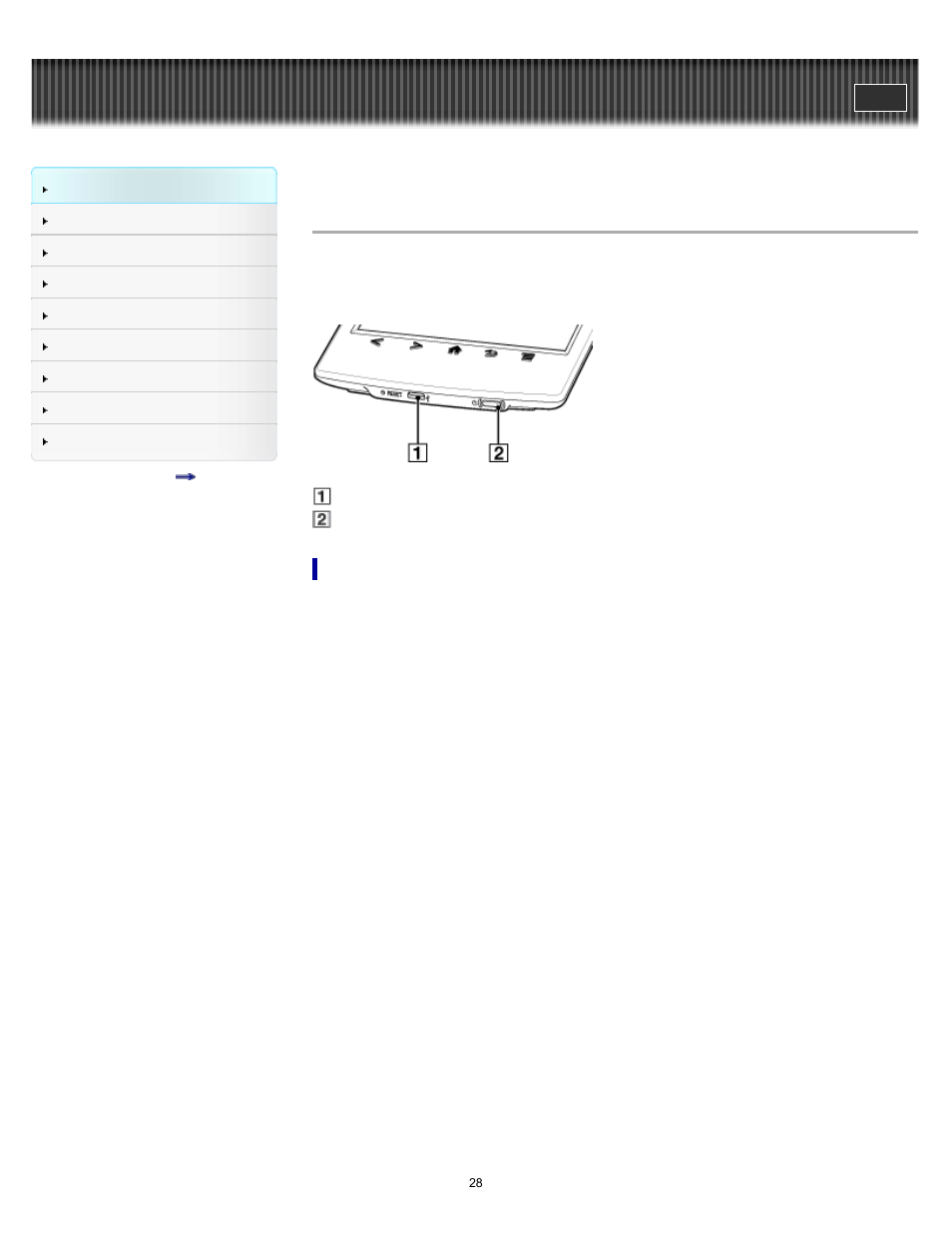 Charging the reader | Sony PRS-T2BC User Manual | Page 28 / 175