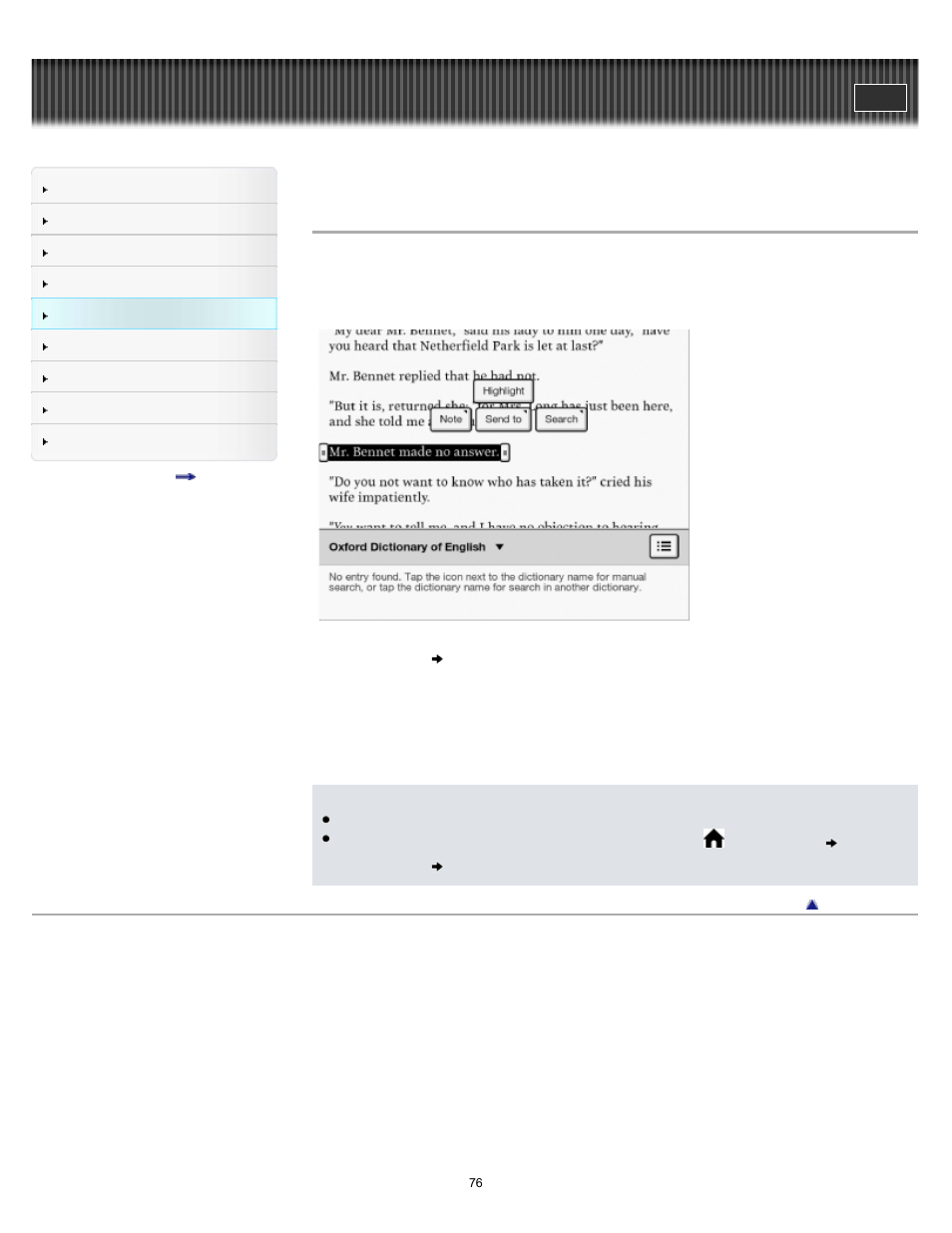 Sony PRS-T2BC User Manual | Page 76 / 175