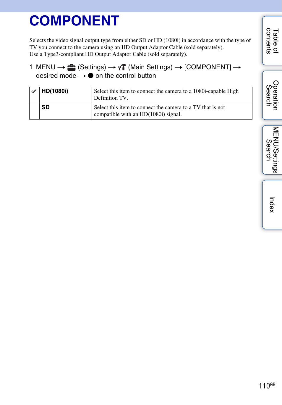 Component | Sony DSC-WX5 User Manual | Page 110 / 171