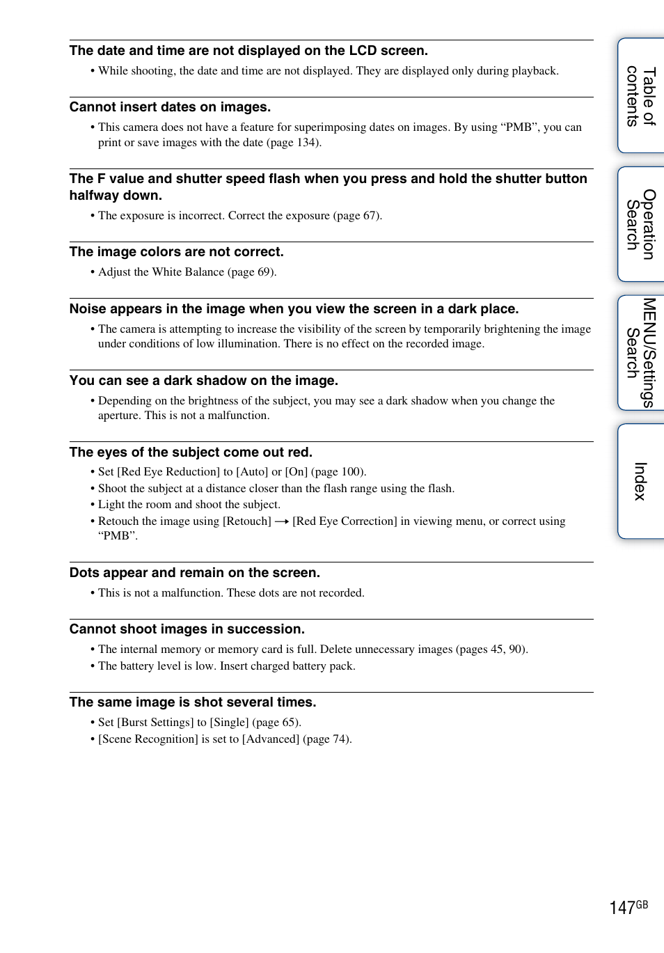 Sony DSC-WX5 User Manual | Page 147 / 171