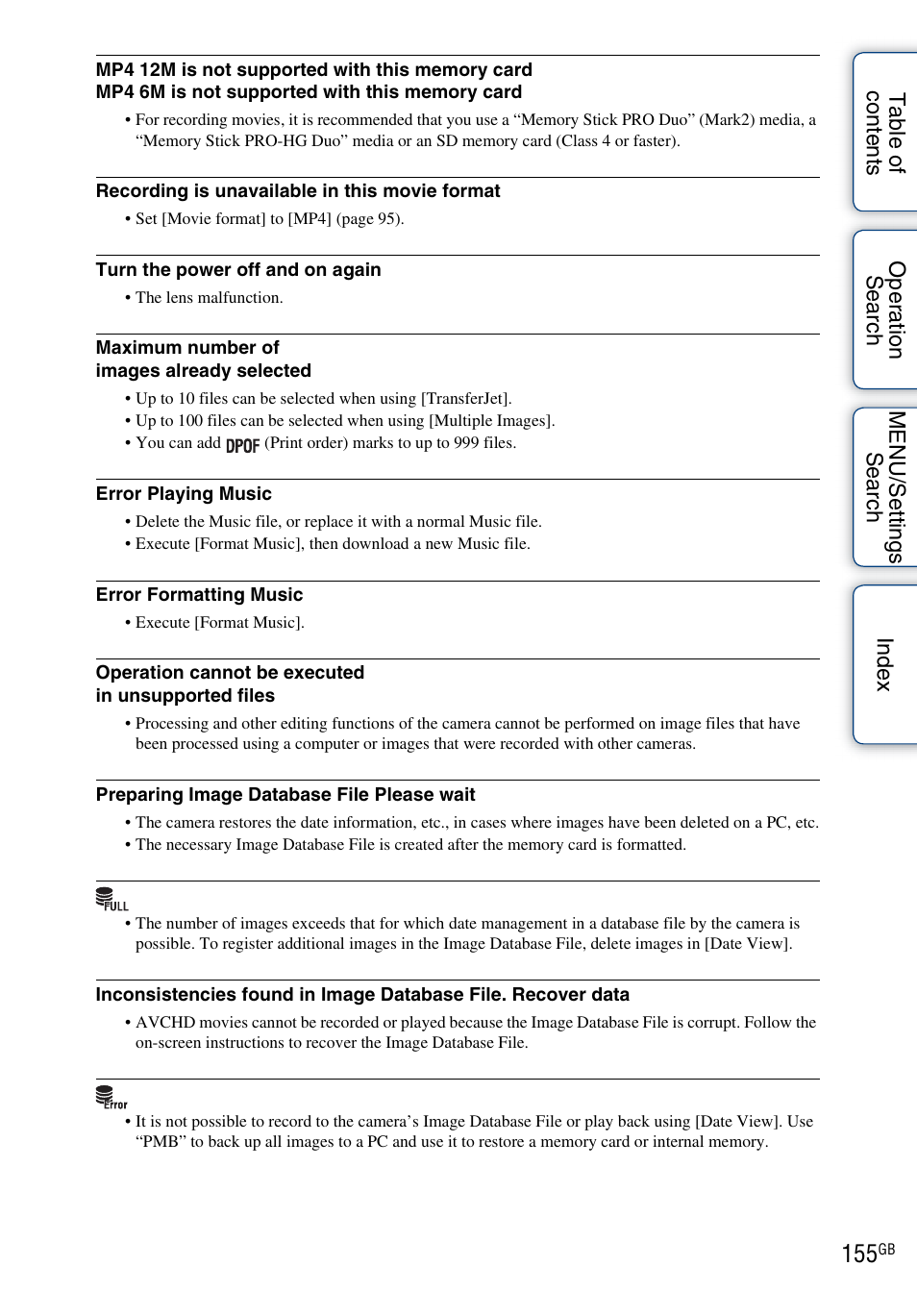 Sony DSC-WX5 User Manual | Page 155 / 171